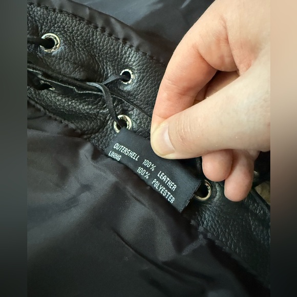 Open Road 100% Leather Women's Motorcycle Club-Style Vest Size Large - Picture 12 of 12